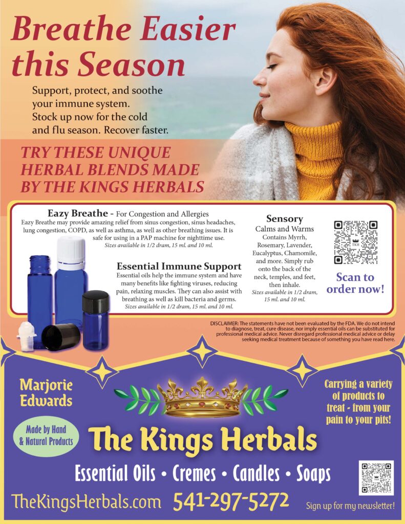 A flyer for the kings herbals